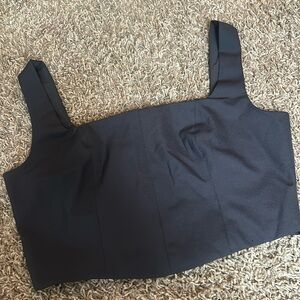 House of Harlow Corset Lined Crop Top